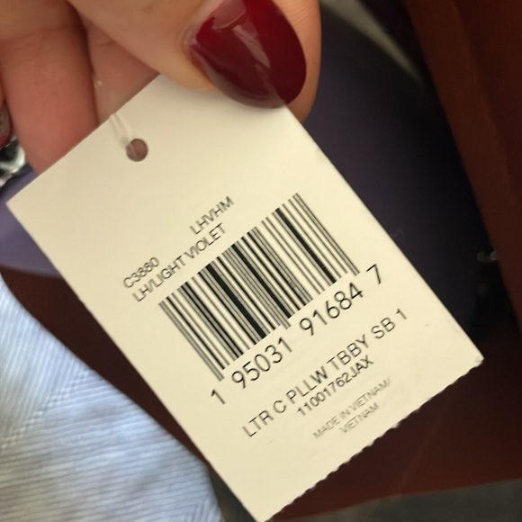 NWT light violet coach pillow tabby shoulder bag - Picture 4 of 4